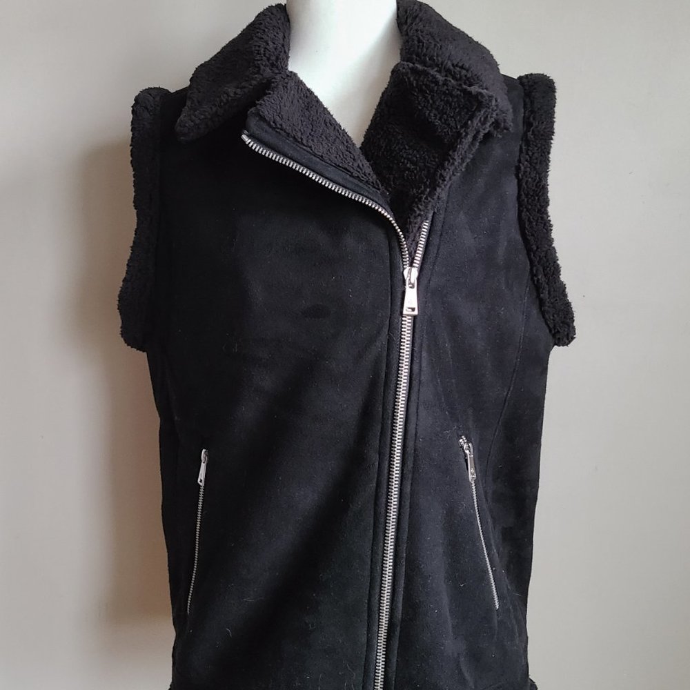 Lauren by Ralph Lauren faux suede womens vest